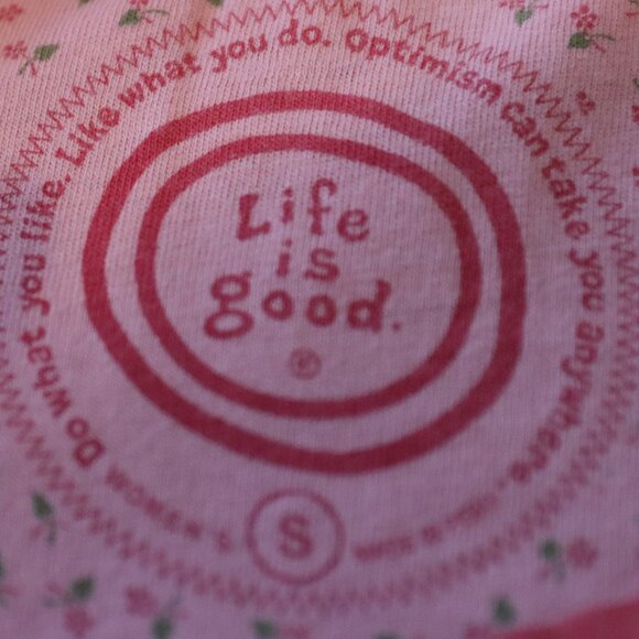 Life is Good Daisy Long Sleeve Tee Size Small - Picture 2 of 12